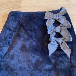 Girls faux fur skirt